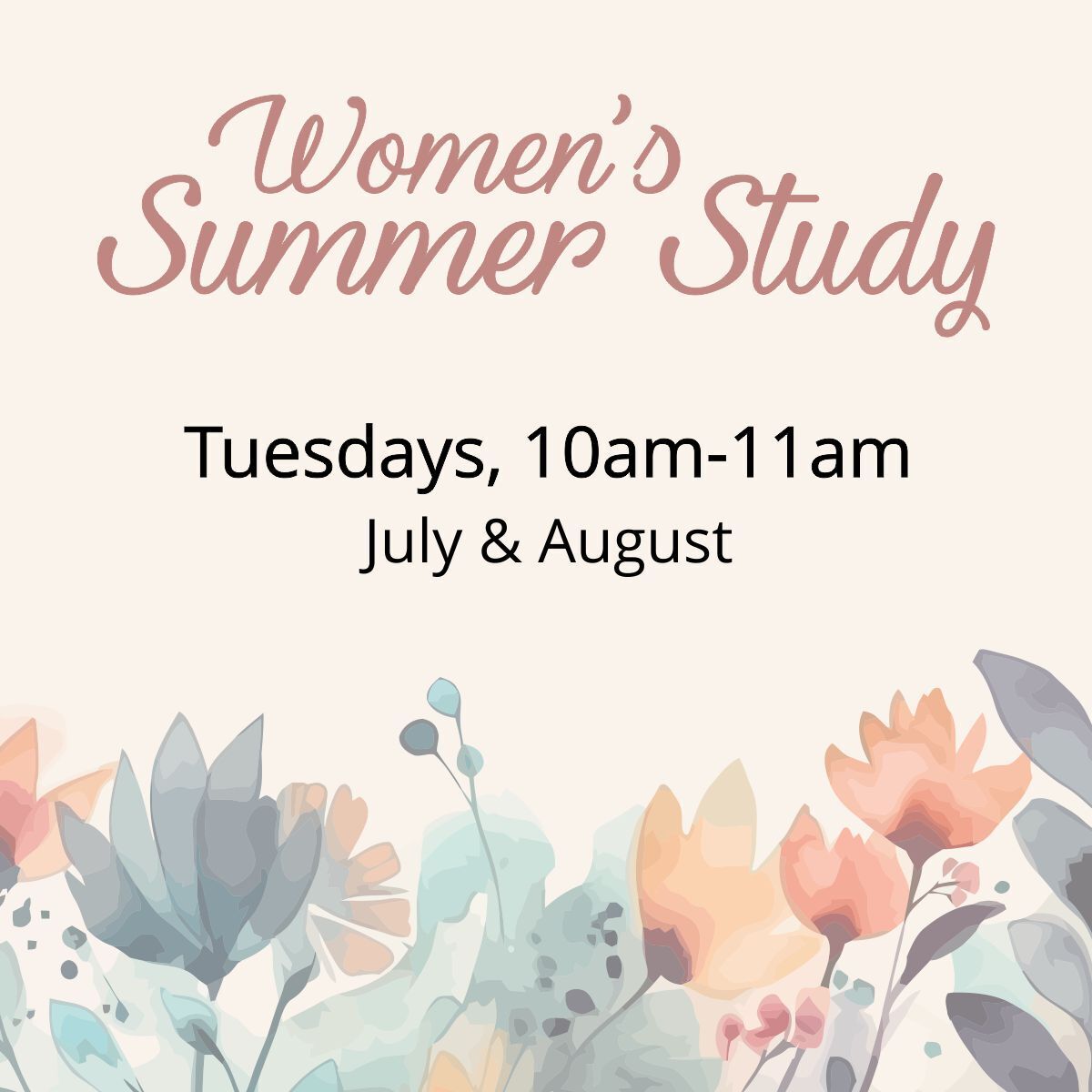 Women's Summer Study